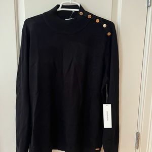 NWT Calvin Klein Black Sweater